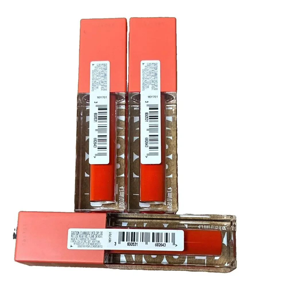 3 Pack- Maybelline New York Sunkisser Matte Blush 35 Spritzy Orange 4.7ml/0.15oz